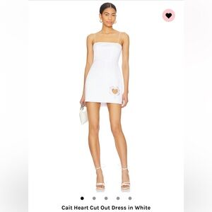 Cait heart cut out dress